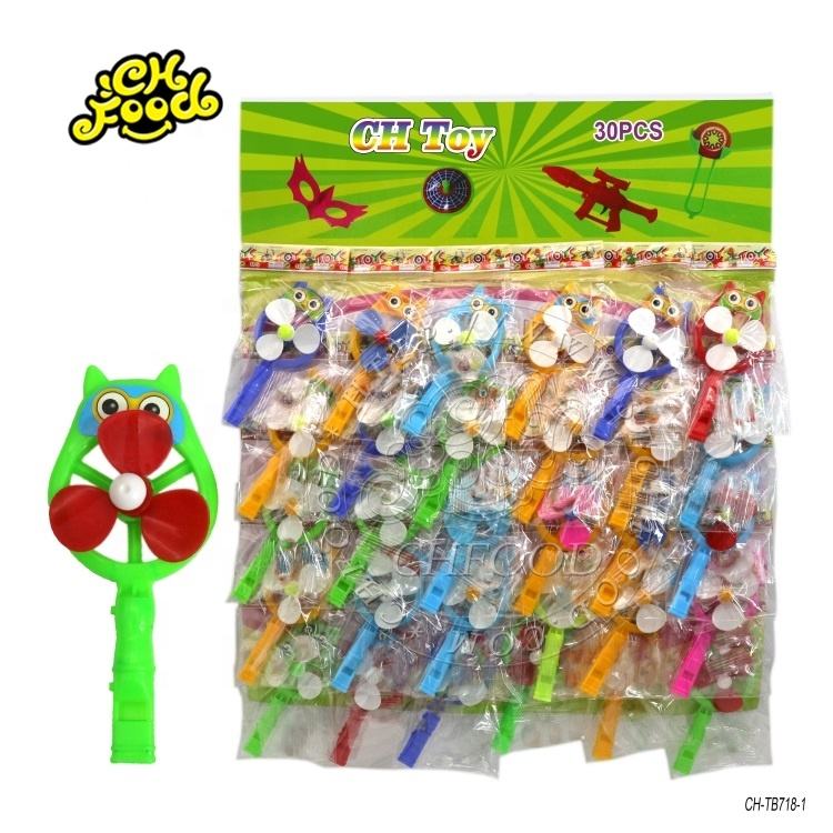 Cheap Plastic Cute Cartoon Animal Cat Shape Toy Fan With Candy