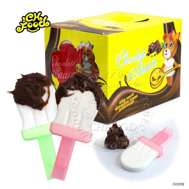 Chocolate Jam With Ice Cream Lollipop Tablet Candy