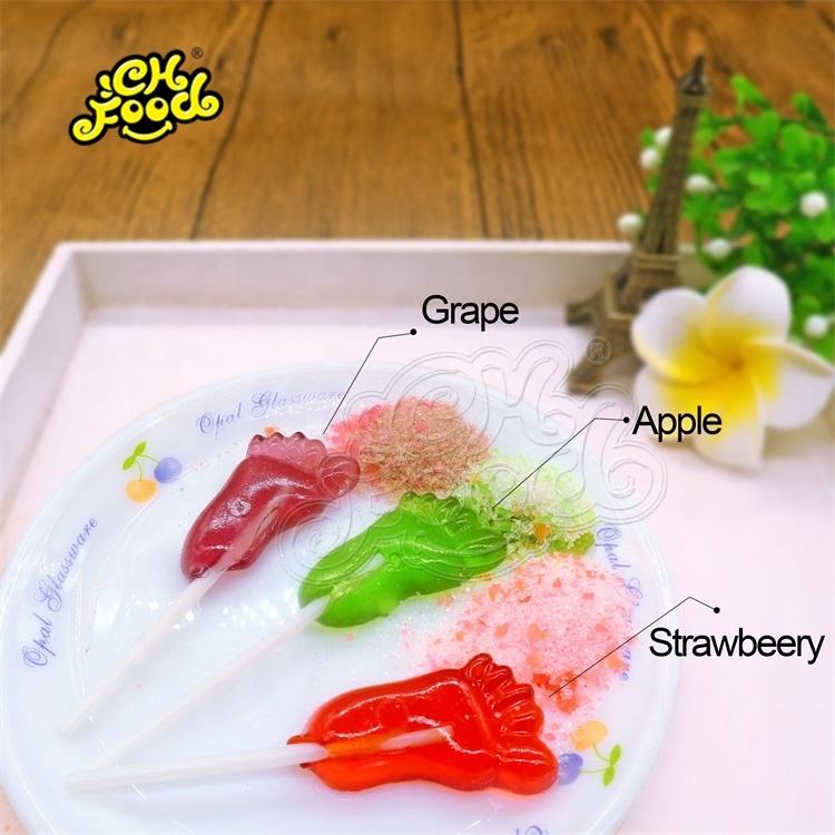 Novelty Manual hand rotated lollipop toy candy Mix Fruit Flavor hard candy
