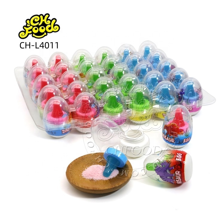 Halal Pacifier Shaped Lollipop Fruit Hard Candy Sweets Plastic Dinosaur Egg Toy Candy for Kids Capsule Promotional Candy Toy