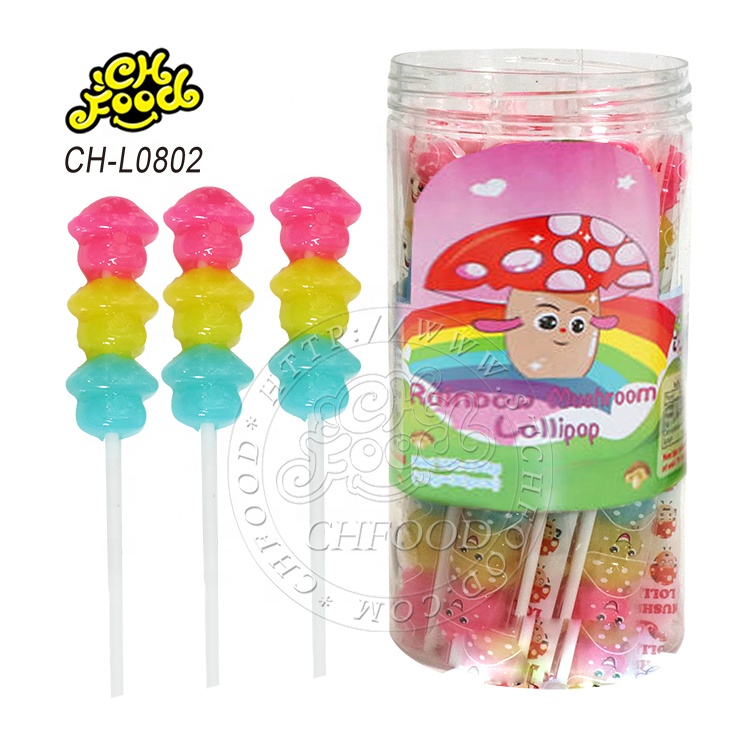 Wholesale Rainbow Fruit Flavor Heart Shape Lollipop Candy Sweets OEM Halal Pin Pop Hard Cartoon Hard Candy for Kids