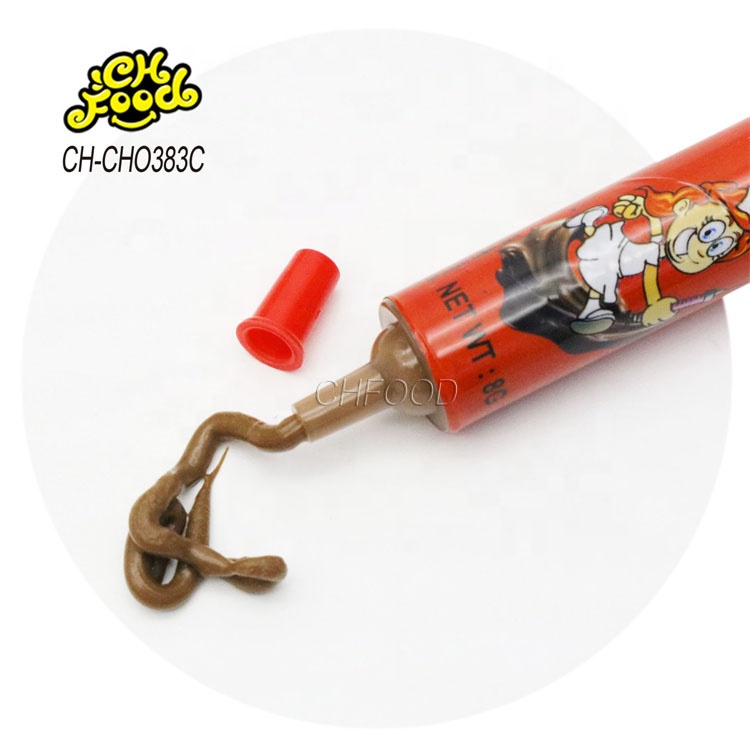 Wholesale and Custom Chocolate Jam Syringe Candy Toys for Kids Chocolate Pen Liquid Candy Sweets