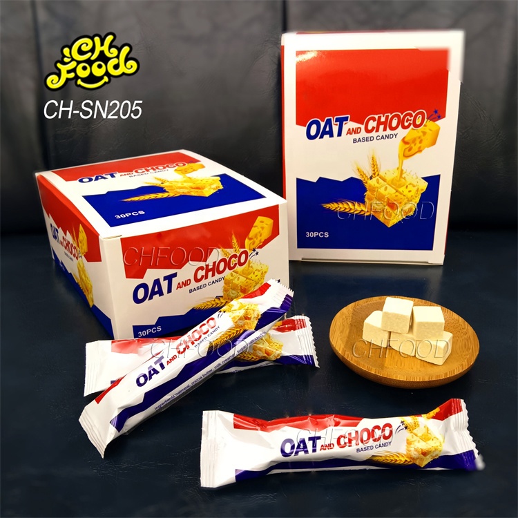 Wholesale and Custom Oat Choco Milk Cube Tablet Hard Candy Sweets Snack Food Halal Candy