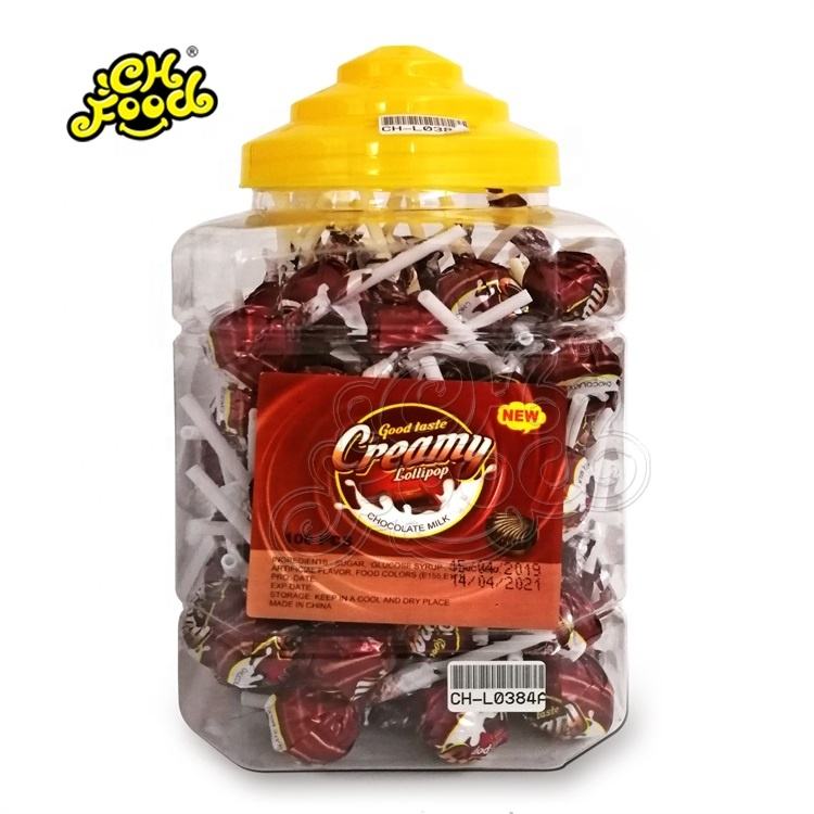 Chocolate/milk/strawberry Flavor Lollipop Candy