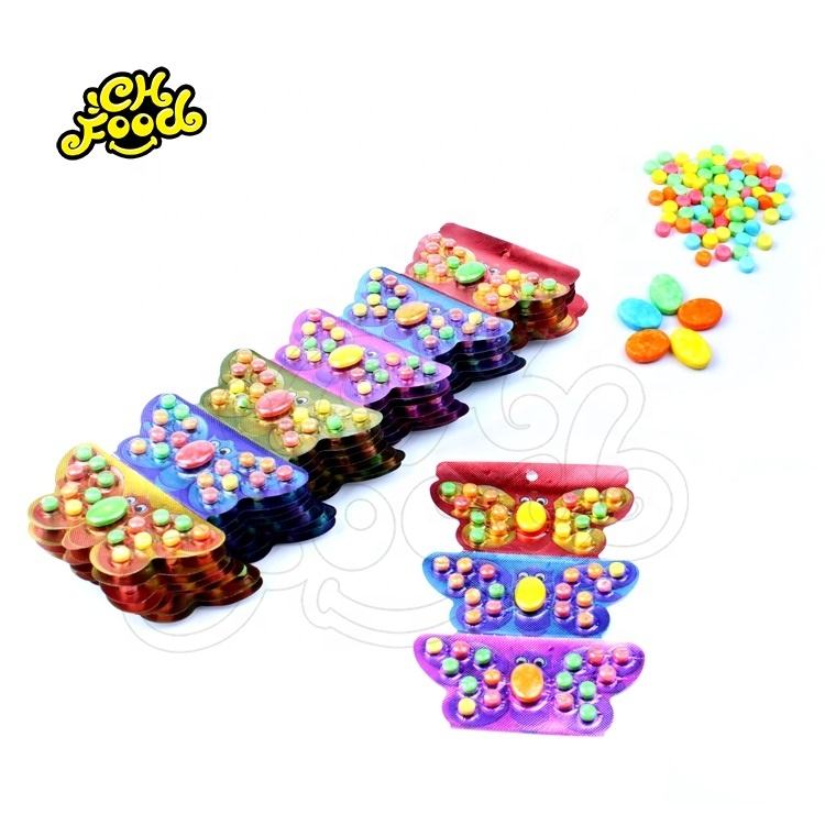 Confectionery Cheap toy candy Butterfly shape tablet sweets candy