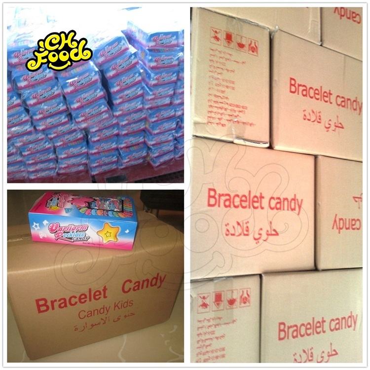 Wholesale Halal Necklace/Bracelet Tablet Hard Candy Fruit Flavor