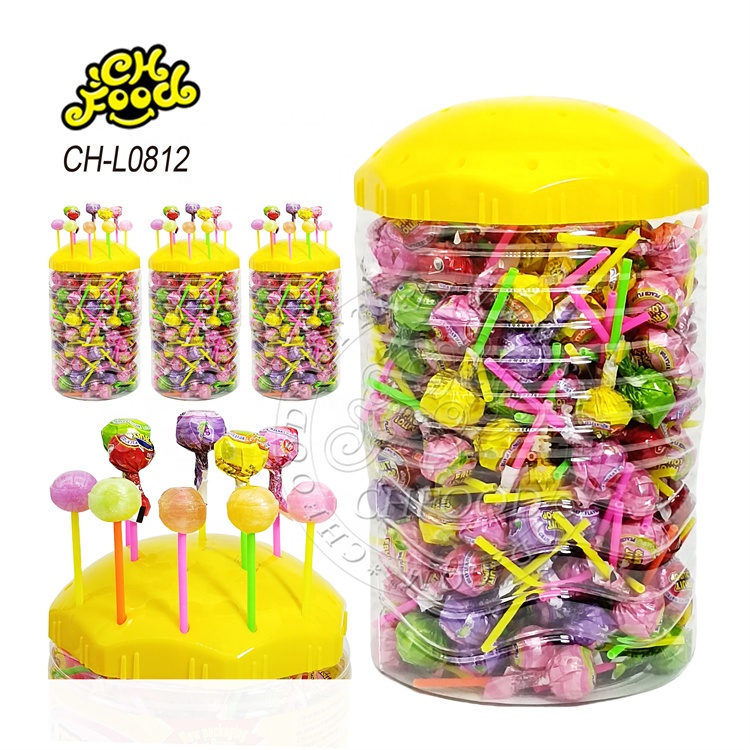 Best Selling Mix Fruit Lollipop Sweets Candy Wholesale Halal Hard Candy OEM Ball Candy