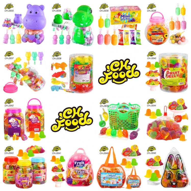 Custom Halal Fruit Jelly Jelly Pudding Candy Sweets Fr Kids in China