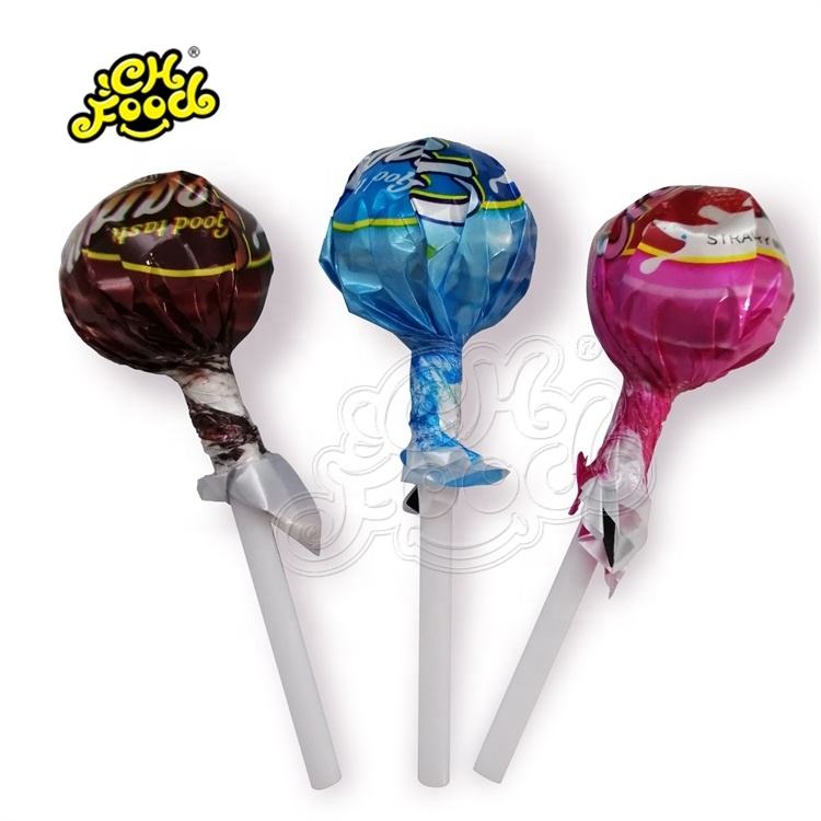 Chocolate/milk/strawberry Flavor Lollipop Candy