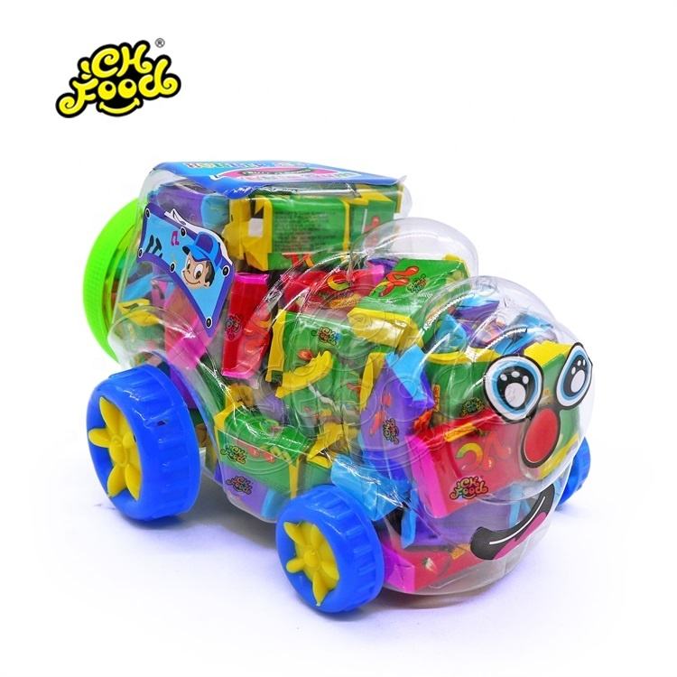 Bottle Packing Tattoo Bubble Gum 3pcs Mix Fruit Flavor