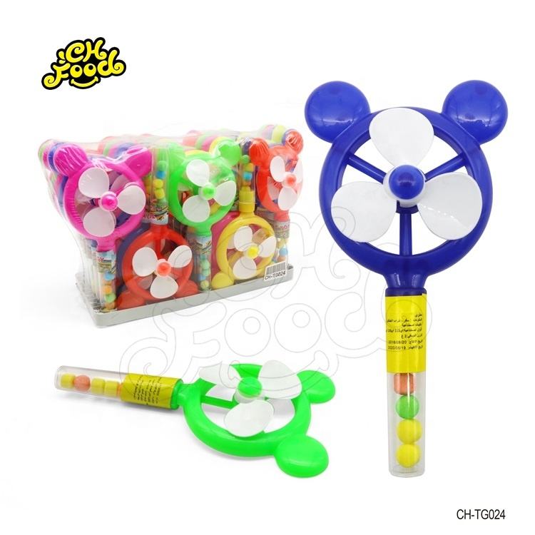 Novelty Funny Plastic Lollipop Shape Windmill Toy Candy