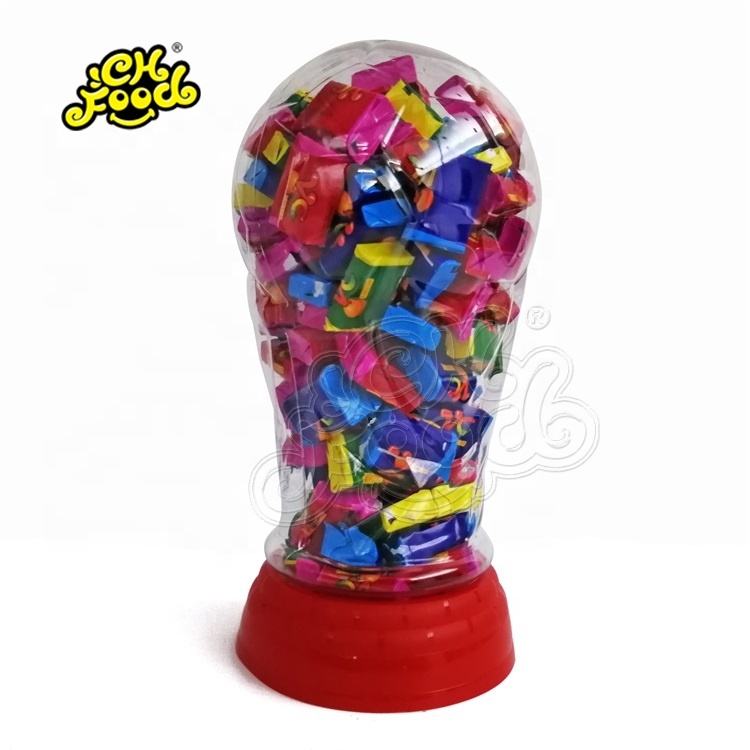 Bottle Packing Tattoo Bubble Gum 3pcs Mix Fruit Flavor