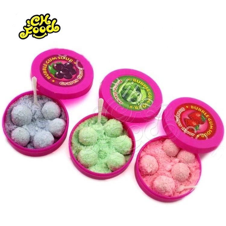 CHFOOD Halal Sour chewing gum/Sour powder with bubble gum CH-BU108