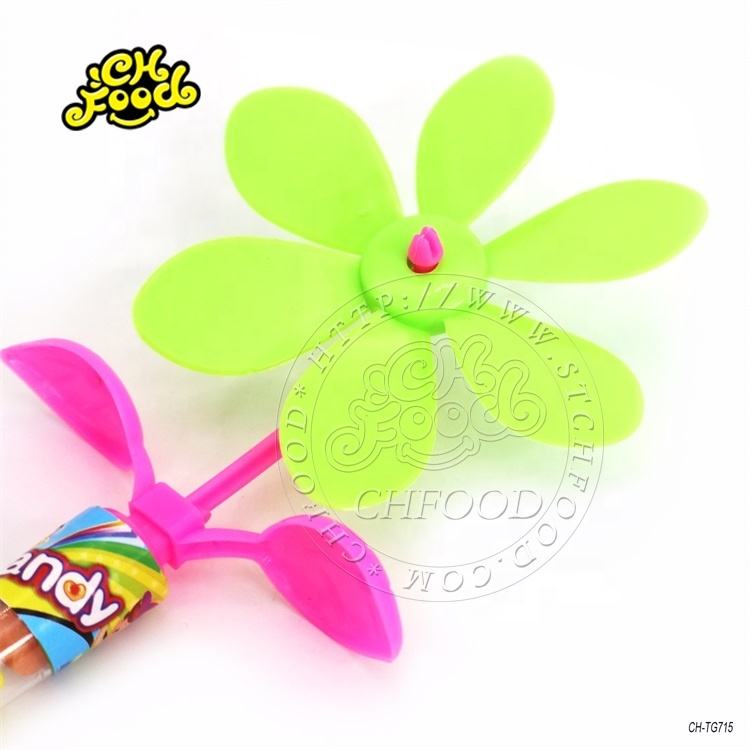 New Colorful Flower Windmill Toy Candy Low MOQ