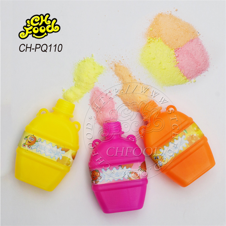 Halal Wholesale and OEM XO Bottle Fruit Flavor mango Strawberry Orange Sour Powder Candy Toy for Kids