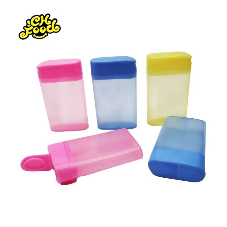 Plastic Container Empty Chewing Gum Candy Bottle With Flip Top Cap