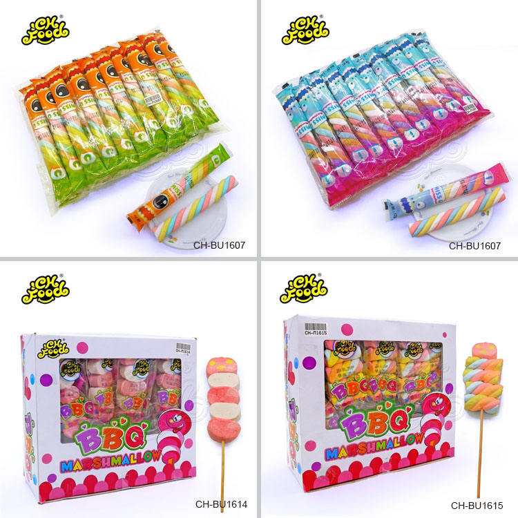 CHFOOD Long stick twist vegan marshmallow CH-M1504