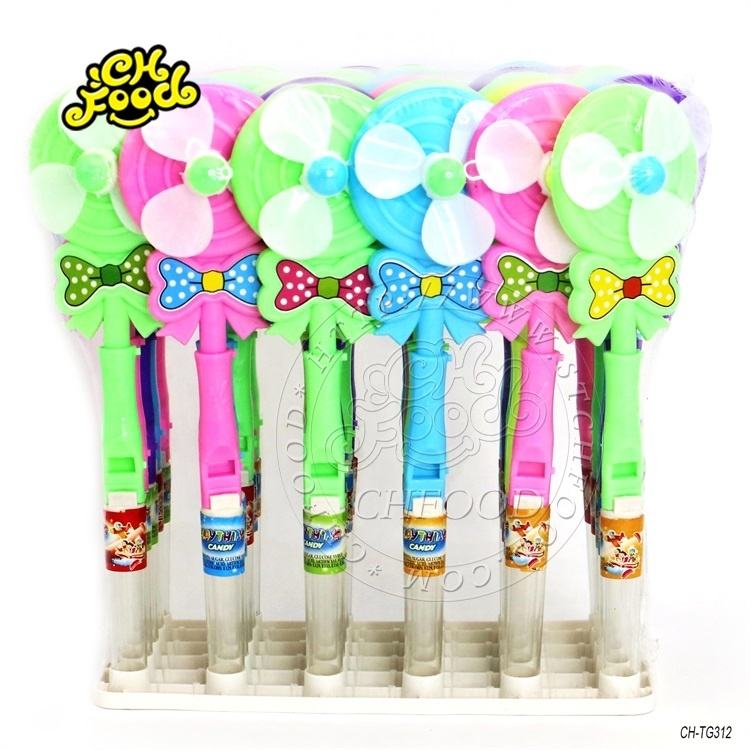 Novelty Funny Plastic Lollipop Shape Windmill Toy Candy