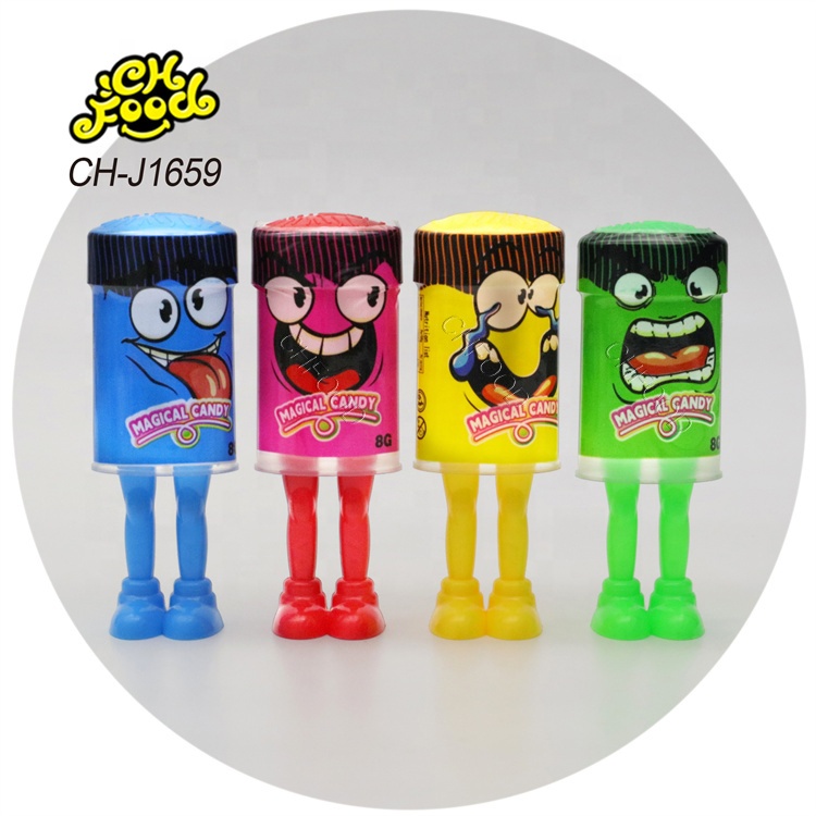 Wholesale and Custom Magical Hair Fruit Jelly Jam Liquid Candy China Candy Supplier OEM Sweet Snack Food Funny Candy Toy for Kid