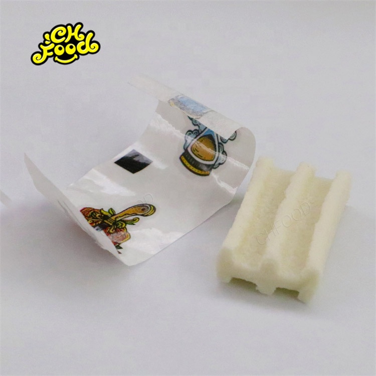Wholesale and OEM Fruit Flavor VC Bubble Gum with Tattoo in Lunch Box Halal Candy for Kids Chewing Gum Candy