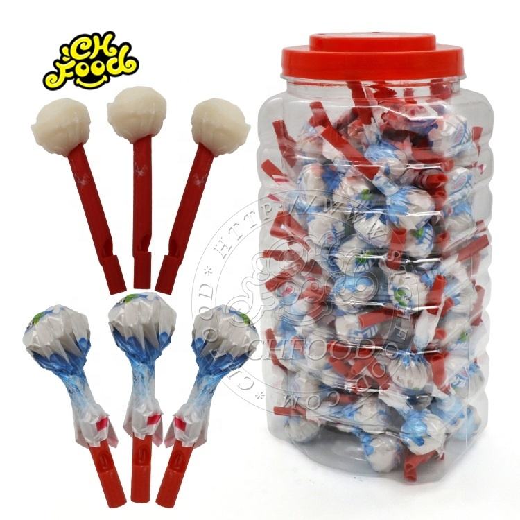 Hot Milk Chocolate Flavor Mini Whistle Lollipop