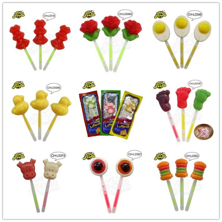 CHFOOD halal Customized Pin Pon Lollipop Skull candy/ Skeleton Toy Candy CH-L2046A