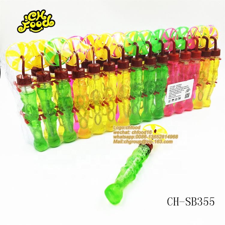 Summer Bubble Water Toys / Sheep Bottle With Maze Cap Soap Bubble