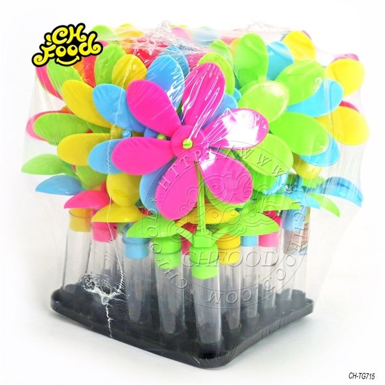 New Colorful Flower Windmill Toy Candy Low MOQ
