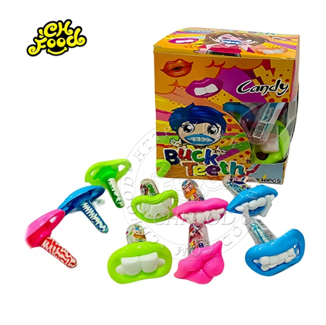 Nipple Fangs Candy Buck Teeth Assorted Fruit Flavor Buck Mouth Teeth Hard Candy for Halloween