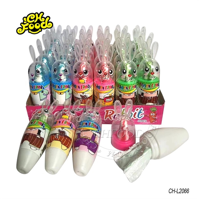 Carrot Rabbit Nipple Candy with Sour Powder Candy