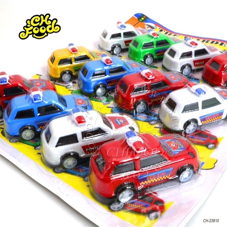 Novelty Plastic Pull-back Mini Police Car Toy
