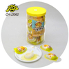 Wholesale New Hot Fruity Flowing Egg Jelly Pudding OEM Egg Shape Jelly Pudding Filled with Fruit Flavor Liquid Candy Sweet Snack