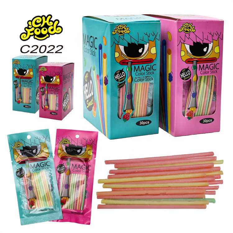 Custom CC Stick Sour Powder Candy Wholesale Fruit Flavor Sweet Candy for Kids