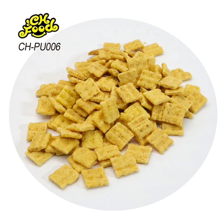 Custom Salty and Crispy BBQ Cheese and Spicy Rice Crust Puffed Food Snack for Kids