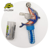 China Supplier Plastic Whistle Football Dolphin Toy with Nipple Shape Hard Candy Lollipop for Kids