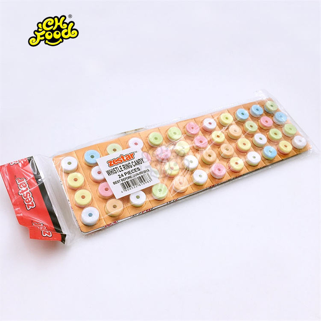 Hot Sale Classic Colorful Fruit Whistle Pressed Candy