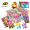 Low MOQ Hot New Wholesale Cheap Plastic Mini Bicycle Toys with Jelly Bean Halal Candy Sweets for Kids