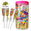 handmade Rainbow spiral twisty swirl stick lollipop candy sweets confectionery