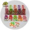 Custom Individual Label Plastic Bottle Packing Fruit Flavor Heart Shape Tablet Candy Wholesale Halal Candy Toy