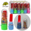 Cheap Plastic Candy Toys for Kids Led Lightning Lipstick Lollipop Hard Candy Sweets Snack Food