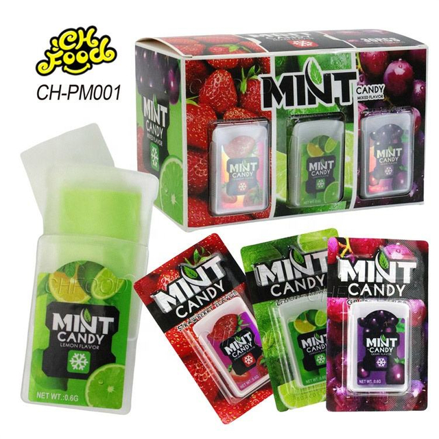 Low MOQ Wholesale Strawberry Lemon and Grape Flavors Mint Paper Candy Sweets Halal Confectionery Candy