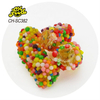 Leaf Shape Gummy Candy Sweets Wholesale Halal Mini Tablet Candy Ball with Gummy Jelly Candy