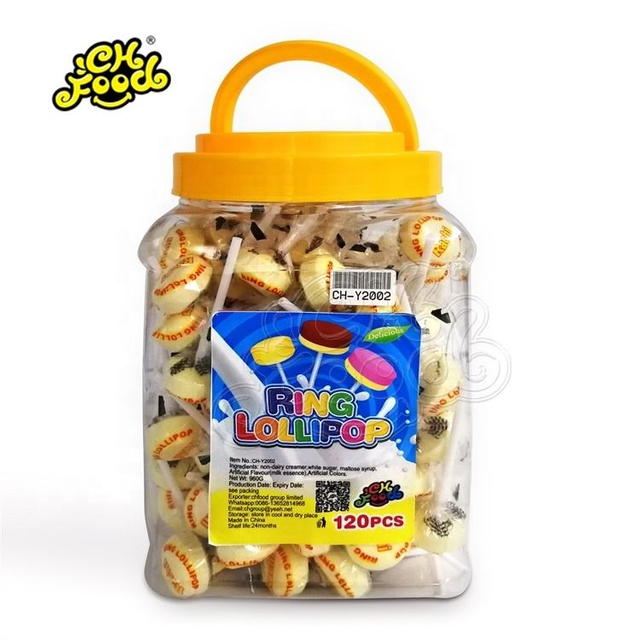 Ready To Ship Milk press lollipop candy CH-Y2002