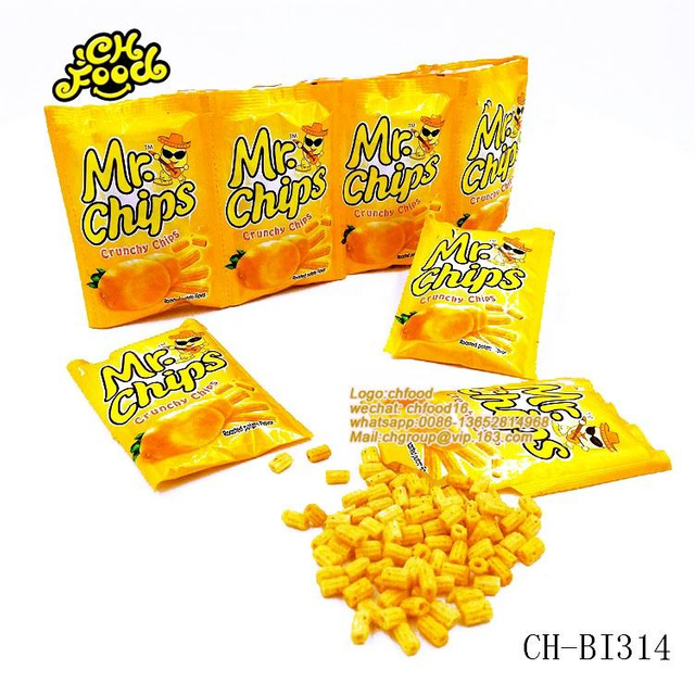 CHFOOD Halal puffed snack food fried Crispy Potato chips CH-BI314