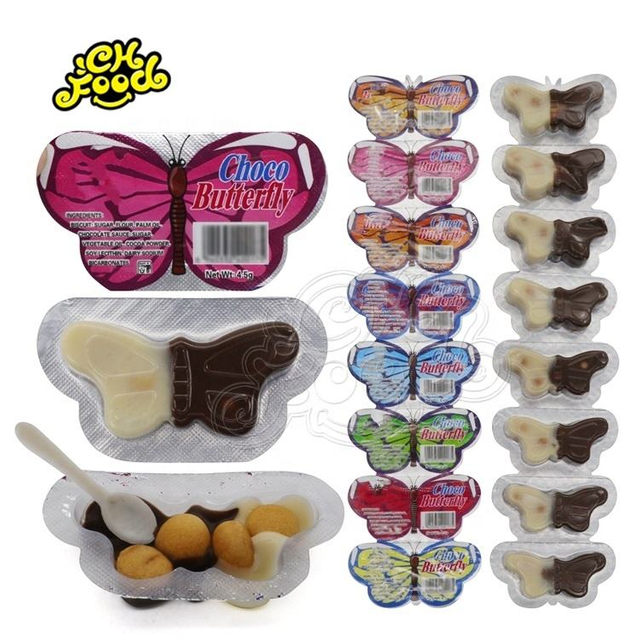 Butterfly Shape Chocolate Candy / Choco Cup Chocolate Jam / Mix Candy