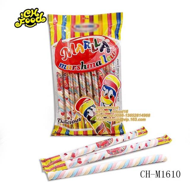 Wholesale Rainbow Twist Marshmallow Candy