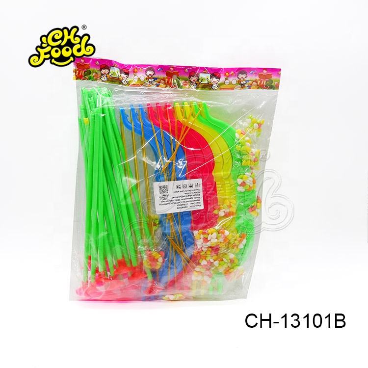 Min MOQ Plastic Kids Bow And Arrow Toy With Candy
