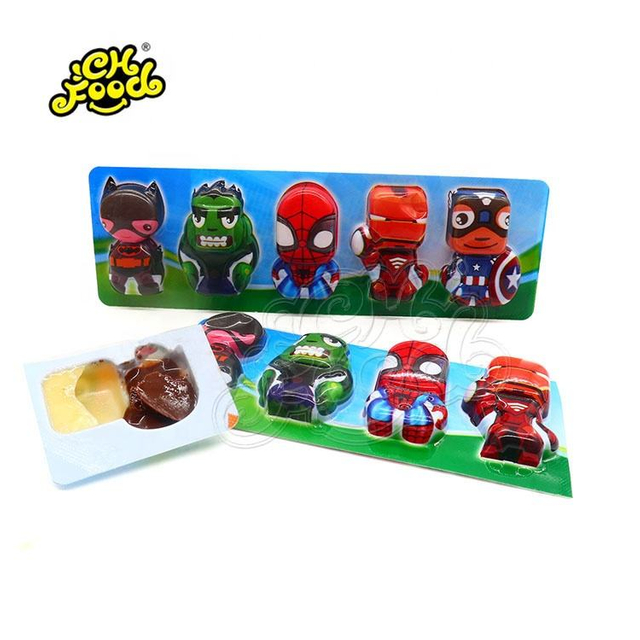 Cartoon Hero Shape Chocolate Egg Candy