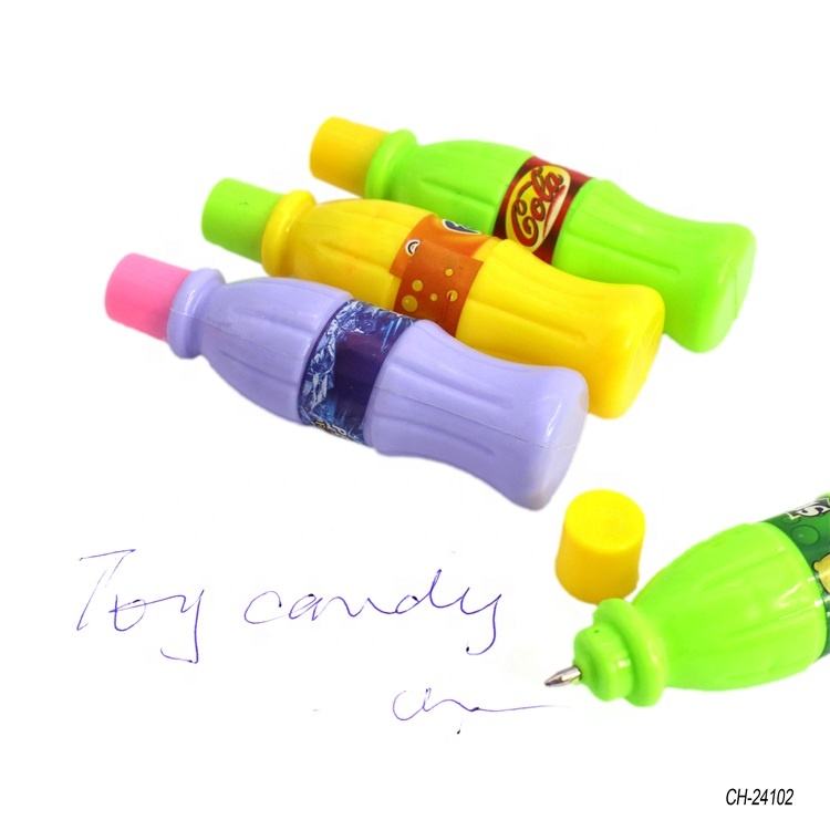 Magic Cola Bottle Shape Ballpoint Pen Promotional Small Plastic Giveaways Toys Wholesale China