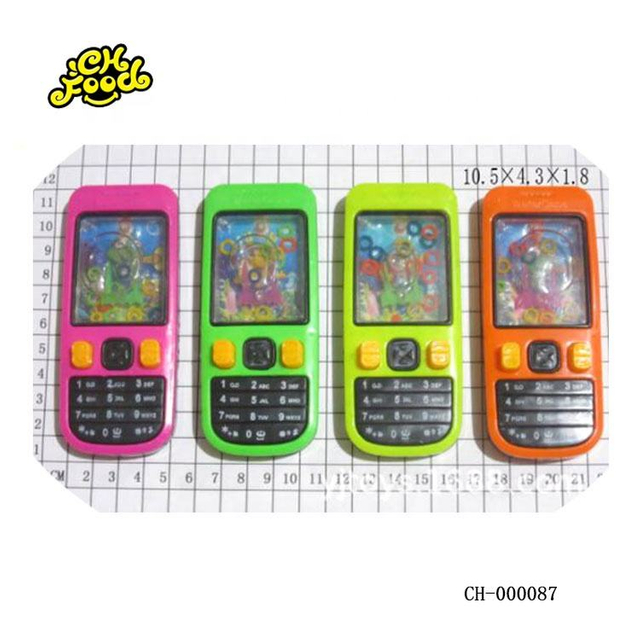 Plastic Mobile Phone Shaped Water Machine Game Toys For Kids
